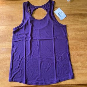 Zyia Active BlackBerry Twist Tank Size L